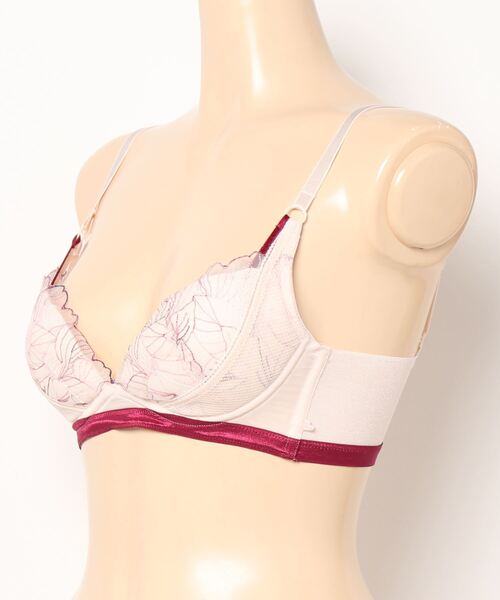 AMOSTYLE BY Triumph(アモスタイルバイトリンプ)の「チャーミングラマー ノンワイヤー ブラジャー イン ザ フォレスト【B,C,Dカップ】 AMST1442 HU2 JX(ブラジャー・レディース・オレンジ/ピンク/グリーン・B75/D65/D70/B70/B65/C75/C70/D75/C65)」の14枚目の写真