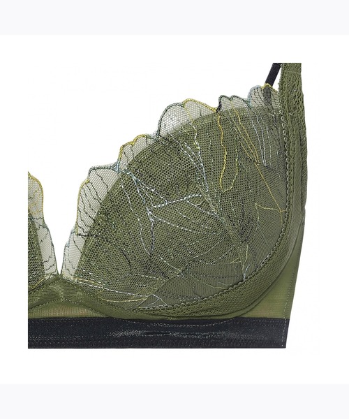 AMOSTYLE BY Triumph(アモスタイルバイトリンプ)の「チャーミングラマー ノンワイヤー ブラジャー イン ザ フォレスト【B,C,Dカップ】 AMST1442 HU2 JX(ブラジャー・レディース・オレンジ/ピンク/グリーン・B75/D65/D70/B70/B65/C75/C70/D75/C65)」の4枚目の写真