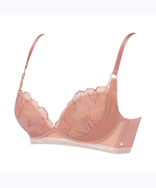 AMOSTYLE BY Triumph(アモスタイルバイトリンプ)の「チャーミングラマー ノンワイヤー ブラジャー イン ザ フォレスト【B,C,Dカップ】 AMST1442 HU2 JX(ブラジャー・レディース・オレンジ/ピンク/グリーン・B75/D65/D70/B70/B65/C75/C70/D75/C65)」の7枚目の写真