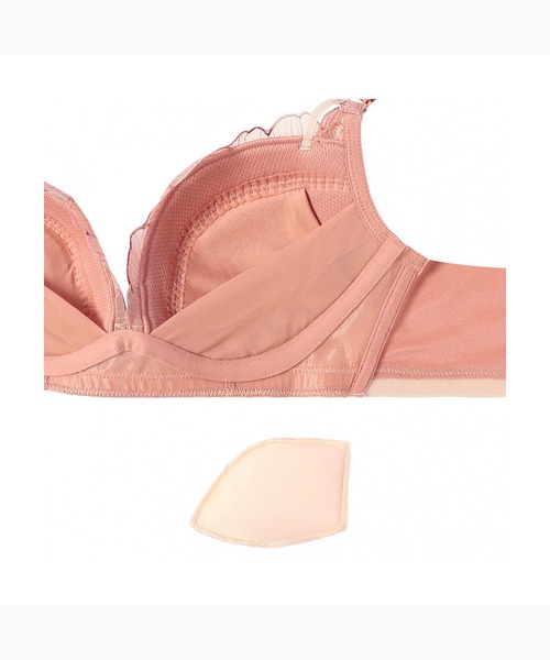 AMOSTYLE BY Triumph(アモスタイルバイトリンプ)の「チャーミングラマー ノンワイヤー ブラジャー イン ザ フォレスト【B,C,Dカップ】 AMST1442 HU2 JX(ブラジャー・レディース・オレンジ/ピンク/グリーン・B75/D65/D70/B70/B65/C75/C70/D75/C65)」の9枚目の写真