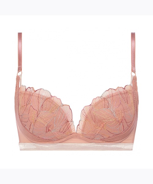 AMOSTYLE BY Triumph(アモスタイルバイトリンプ)の「チャーミングラマー ノンワイヤー ブラジャー イン ザ フォレスト【B,C,Dカップ】 AMST1442 HU2 JX(ブラジャー・レディース・オレンジ/ピンク/グリーン・B75/D65/D70/B70/B65/C75/C70/D75/C65)」の19枚目の写真