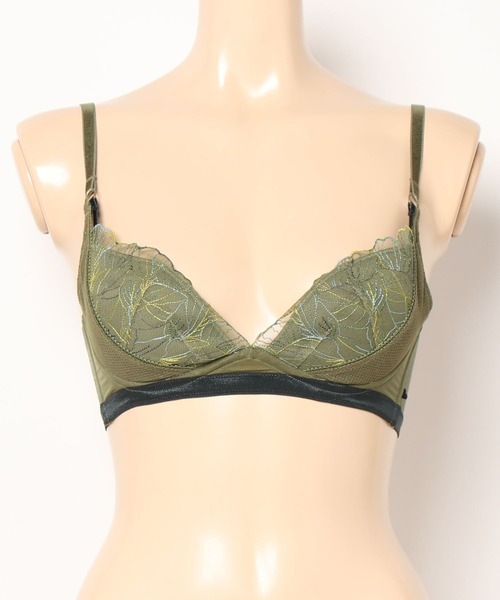 AMOSTYLE BY Triumph(アモスタイルバイトリンプ)の「チャーミングラマー ノンワイヤー ブラジャー イン ザ フォレスト【B,C,Dカップ】 AMST1442 HU2 JX(ブラジャー・レディース・オレンジ/ピンク/グリーン・B75/D65/D70/B70/B65/C75/C70/D75/C65)」の18枚目の写真