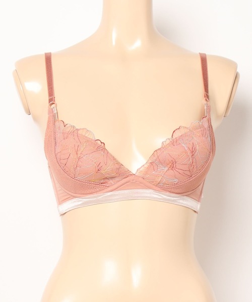 AMOSTYLE BY Triumph(アモスタイルバイトリンプ)の「チャーミングラマー ノンワイヤー ブラジャー イン ザ フォレスト【B,C,Dカップ】 AMST1442 HU2 JX(ブラジャー・レディース・オレンジ/ピンク/グリーン・B75/D65/D70/B70/B65/C75/C70/D75/C65)」の17枚目の写真