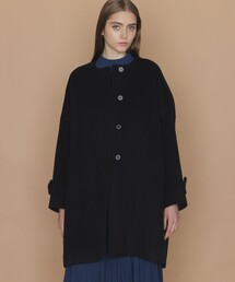 MACKINTOSH LONDON | 【エクラ掲載】【ROSLEY/ロズリー】ピュアラムビーバーノーカラーコート(ノーカラーコート)