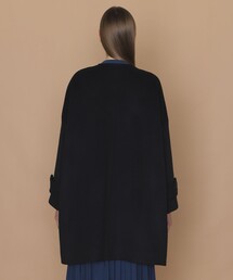 美品◾️マッキントッシュ　ピュアラムビーバーノーカラーコート エクラ掲載】【ROSLEY/ロズリー】ピュアラムビーバーノーカラーコート