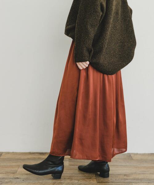 ITEMS URBANRESEARCH（アイテムズ アーバンリサーチ）の「サテンイージーガウチョパンツ（その他パンツ・レディース・ブラック系その他/ベージュ/ブラウン・FREE）」の15枚目の写真