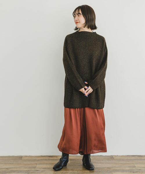 ITEMS URBANRESEARCH（アイテムズ アーバンリサーチ）の「サテンイージーガウチョパンツ（その他パンツ・レディース・ブラック系その他/ベージュ/ブラウン・FREE）」の16枚目の写真