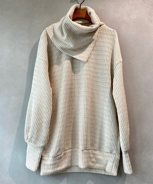 ROBES&CONFECTIONS（ローブスコンフェクションズ）の「Robes & Confections/ローブス&コンフェクションズ/ストライプコードジャージーカットソー（Tシャツ/カットソー・レディース・アイボリー/ブラック・1/3）」の10枚目の写真