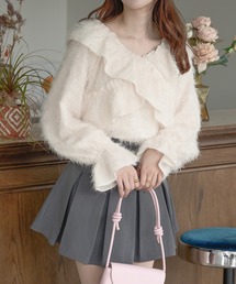 Ambre Neige | 【前後3WAY】2wayクロスラッフリルブラウス/WEB/EC限定商品(シャツ/ブラウス)