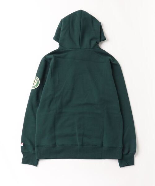 MLB（メジャーリーグベースボール）の「MLB/メジャーリーグベースボール オーバーサイズ チームロゴ刺繍 裏起毛スウェット プルオーバーパーカー トレーナー（パーカー・メンズ・ネイビー/ライトグレー/ブラック/ダークグリーン・LL/M/L）」の9枚目の写真