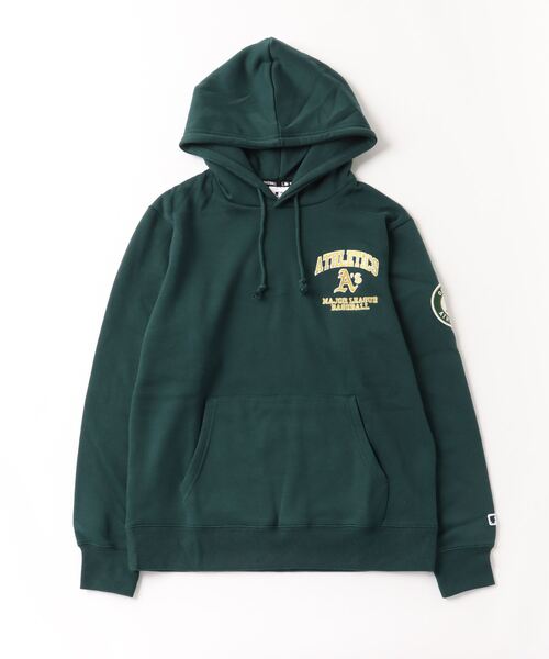 MLB（メジャーリーグベースボール）の「MLB/メジャーリーグベースボール オーバーサイズ チームロゴ刺繍 裏起毛スウェット プルオーバーパーカー トレーナー（パーカー・メンズ・ネイビー/ライトグレー/ブラック/ダークグリーン・LL/M/L）」の8枚目の写真