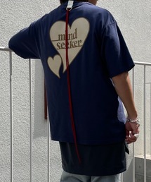 mindseeker（マインドシーカー）の「WHITE HEART LOGO PIGMENT TEE（Tシャツ/カットソー）」