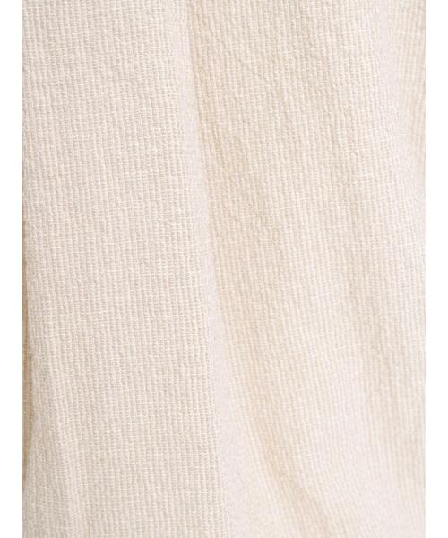 Samansa Mos2(サマンサ モスモス)の「ツイードライクショートシャツ(シャツ/ブラウス・レディース・ブルー/チャコールグレー/ベージュ・F)」の5枚目の写真