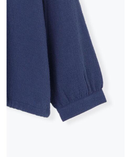 Samansa Mos2(サマンサ モスモス)の「ツイードライクショートシャツ(シャツ/ブラウス・レディース・ブルー/チャコールグレー/ベージュ・F)」の20枚目の写真