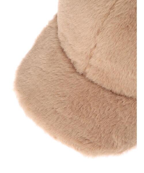 earth music&ecology（アースミュージックアンドエコロジー）の「ファーキャップ（ハット・レディース・ホワイト/ベージュ/ブラック・FREE）」の17枚目の写真