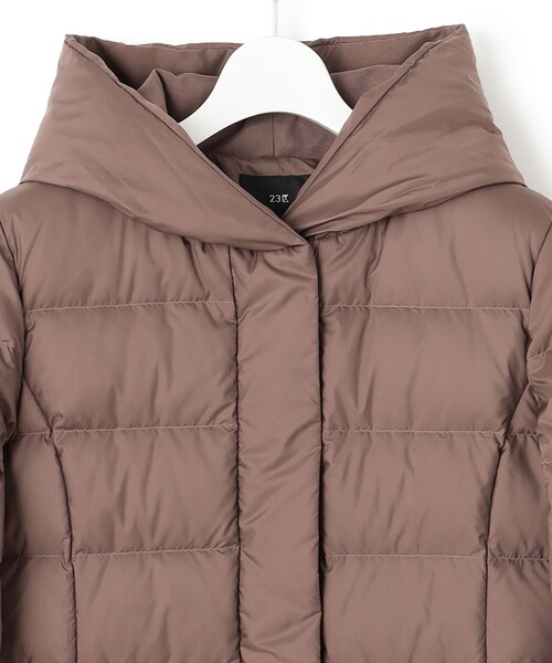 VERY12月号掲載/新色追加】シレータフタ ミドル丈 ダウンコート