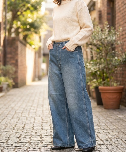 ChouChouセレクト ストレッチデニムバックタックJK cococi レミ・ヒラノ