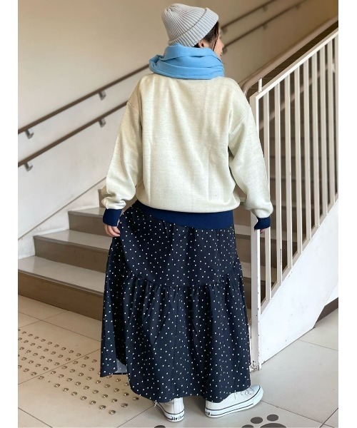 Right-on（ライトオン）の「洗える無地ストール（マフラー・レディース・ベージュ/ブルー/グレー・ONE SIZE）」の6枚目の写真