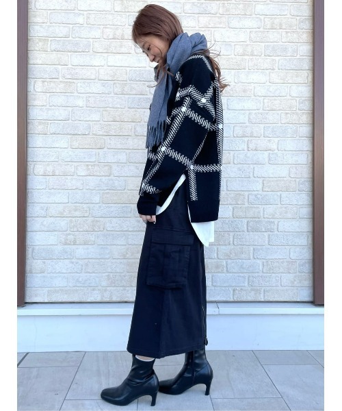 Right-on（ライトオン）の「洗える無地ストール（マフラー・レディース・ベージュ/ブルー/グレー・ONE SIZE）」の13枚目の写真