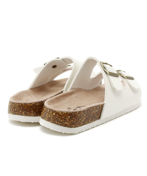 salut!（サリュ!）の「2本ﾍﾞﾙﾄｻﾝﾀﾞﾙWH（サンダル・レディース・ホワイト・SMALL/LARGE/MEDIUM）」の4枚目の写真