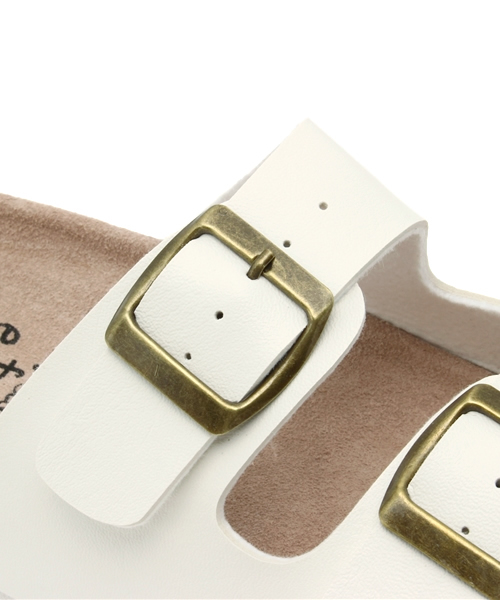 salut!（サリュ!）の「2本ﾍﾞﾙﾄｻﾝﾀﾞﾙWH（サンダル・レディース・ホワイト・SMALL/LARGE/MEDIUM）」の6枚目の写真