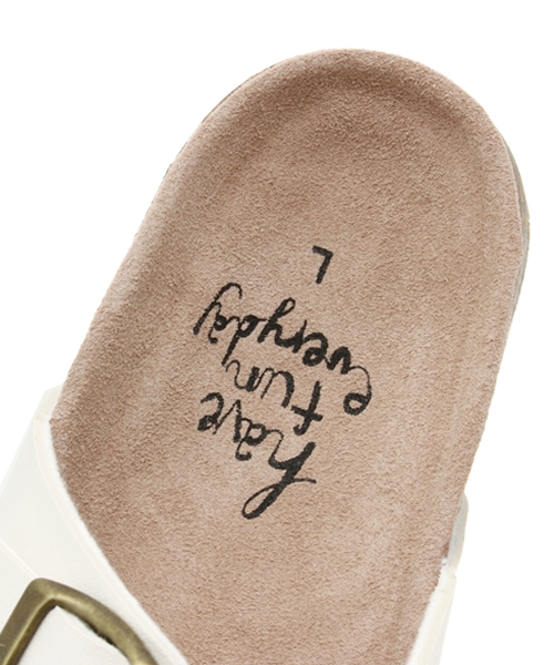 salut!（サリュ!）の「2本ﾍﾞﾙﾄｻﾝﾀﾞﾙWH（サンダル・レディース・ホワイト・SMALL/LARGE/MEDIUM）」の7枚目の写真