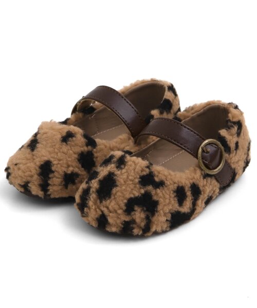 BREEZE（ブリーズ）の「ボアフラットシューズ（パンプス・キッズ・ベージュ/ブラウン・17/18/19/15 /14/16）」の10枚目の写真