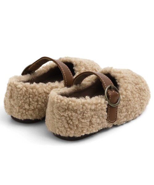 BREEZE（ブリーズ）の「ボアフラットシューズ（パンプス・キッズ・ベージュ/ブラウン・17/18/19/15 /14/16）」の9枚目の写真