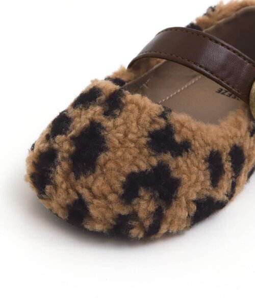 BREEZE（ブリーズ）の「ボアフラットシューズ（パンプス・キッズ・ベージュ/ブラウン・17/18/19/15 /14/16）」の7枚目の写真