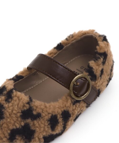 BREEZE（ブリーズ）の「ボアフラットシューズ（パンプス・キッズ・ベージュ/ブラウン・17/18/19/15 /14/16）」の6枚目の写真