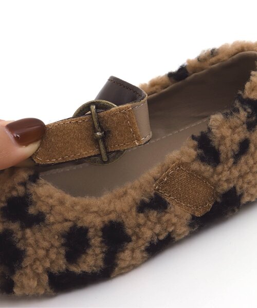 BREEZE（ブリーズ）の「ボアフラットシューズ（パンプス・キッズ・ベージュ/ブラウン・17/18/19/15 /14/16）」の5枚目の写真