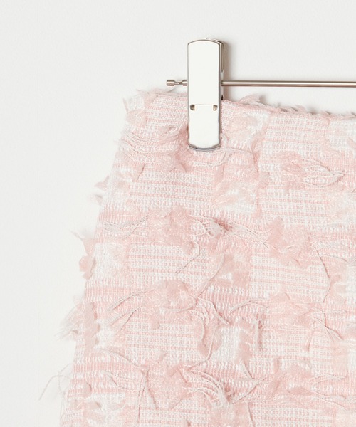 ROOPTOKYO（ループトウキョウ）の「フリンジツイードミニスカート（スカート・レディース・ブラック/ピンク/ホワイト・M/S/L）」の16枚目の写真