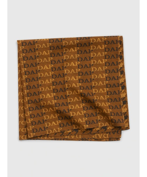 GAP（ギャップ）の「DAP GAP ロゴ スカーフ（ストール/ショール・メンズ・ブラウン/ブラック・ONE SIZE）」の2枚目の写真