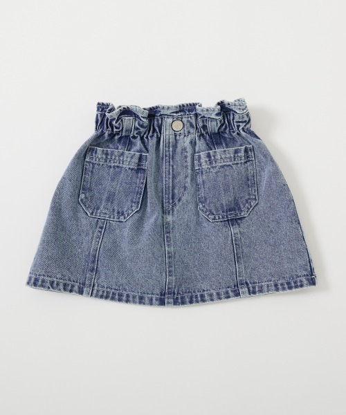 devirock（デビロック）の「ウエストフリル デニムスカート（デニムスカート・キッズ・その他1/その他2/ブラック・100cm/110cm/120cm/130cm/140cm/150cm/160cm）」の7枚目の写真