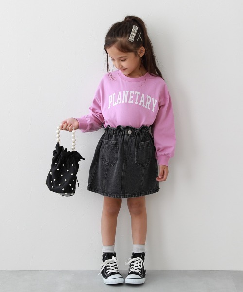 devirock（デビロック）の「ウエストフリル デニムスカート（デニムスカート・キッズ・その他1/その他2/ブラック・100cm/110cm/120cm/130cm/140cm/150cm/160cm）」の17枚目の写真