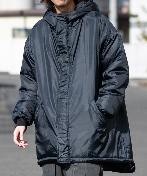 JOHN'S CLOSET(ジョンズクローゼット)の「【40I】エコダウン モンスターパーカー(ミリタリージャケット・メンズ・ベージュ/カーキ/ブラック・LARGE/MEDIUM)」の5枚目の写真