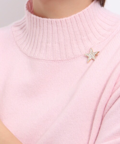 NOLLEY’S Sophi（ノーリーズソフィ）の「パヴェスターブローチ（ブローチ/コサージュ・レディース・シルバー/ゴールド・FREE）」の2枚目の写真