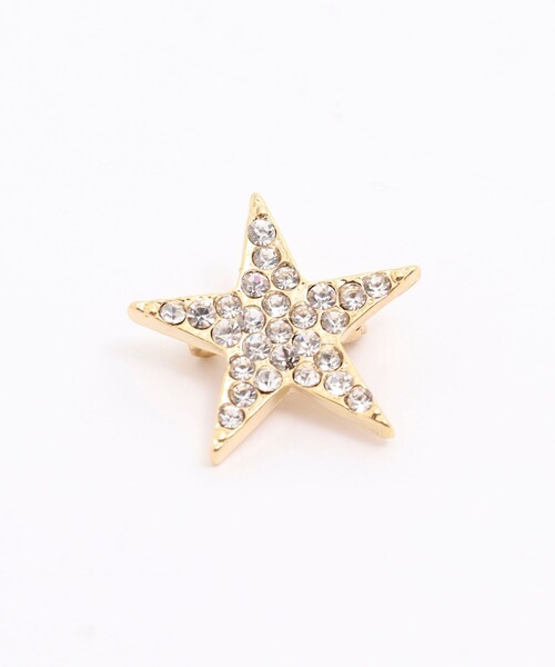 NOLLEY’S Sophi（ノーリーズソフィ）の「パヴェスターブローチ（ブローチ/コサージュ・レディース・シルバー/ゴールド・FREE）」の3枚目の写真