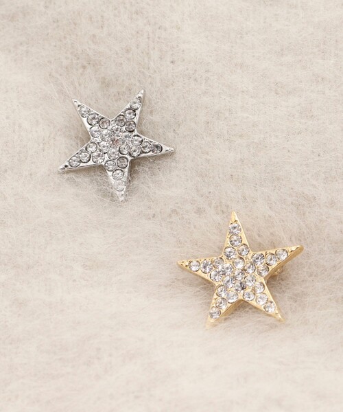 NOLLEY’S Sophi（ノーリーズソフィ）の「パヴェスターブローチ（ブローチ/コサージュ・レディース・シルバー/ゴールド・FREE）」の6枚目の写真