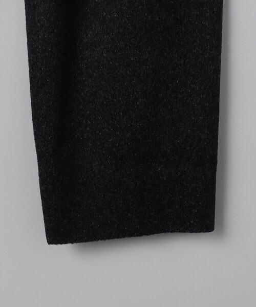 OVERCOAT(オーバーコート)の「OVERCOAT/オーバーコート PLEATED TROUSER WOOL FLANNEL / F23P018-NKCF(スラックス・メンズ・ブラック・MEDIUM/SMALL)」の8枚目の写真