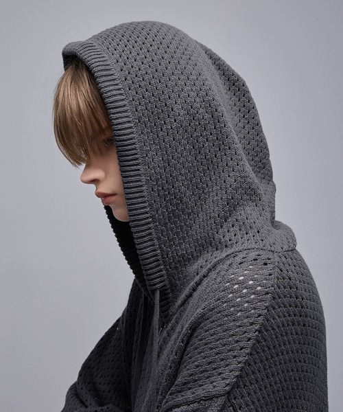 Loose/ルース（ルース）の「シアーメッシュ フルジップルーズパーカー