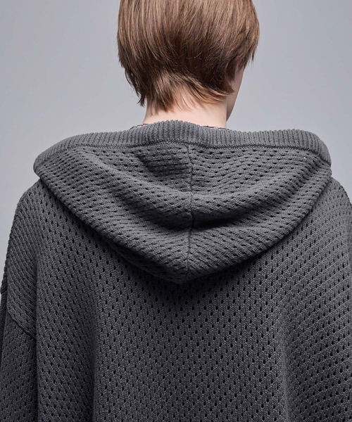 Loose/ルース（ルース）の「シアーメッシュ フルジップルーズパーカー