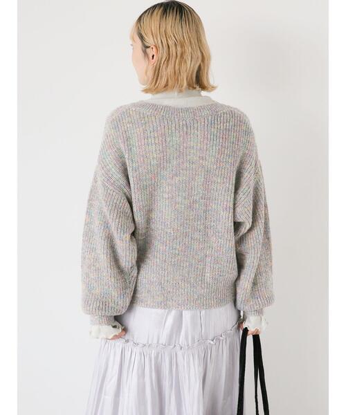 ehka sopo（エヘカソポ）の「ミックスクルーカーディガン