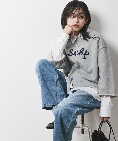CHIC STYLE(シックスタイル)の「<大きいサイズ>綿100%バックロングシャツ シックスタイル(シャツ/ブラウス・レディース・ブルー系/オフホワイト・L/5L/4L/3L/LL)」の20枚目の写真