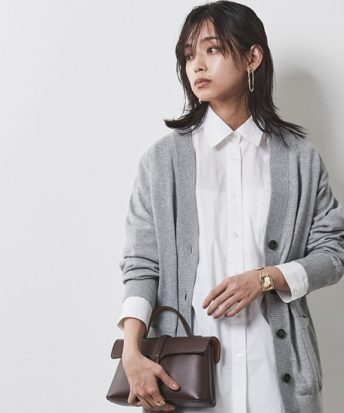 CHIC STYLE(シックスタイル)の「<大きいサイズ>綿100%バックロングシャツ シックスタイル(シャツ/ブラウス・レディース・ブルー系/オフホワイト・L/5L/4L/3L/LL)」の17枚目の写真