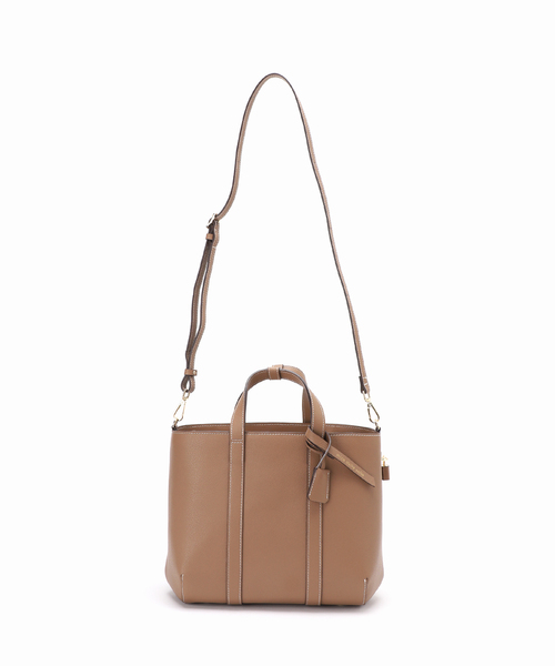 Noble（ノーブル）の「《WEB限定》mica della valle/ミカデラヴァッレ mercato grande（ショルダーバッグ・レディース・アイボリー/ブラウン・FREE）」の19枚目の写真