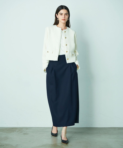 N.O.R.C(ノーク)の「ツィードショートジャケット(その他アウター・レディース・ブラック/オフホワイト・M/S)」の17枚目の写真