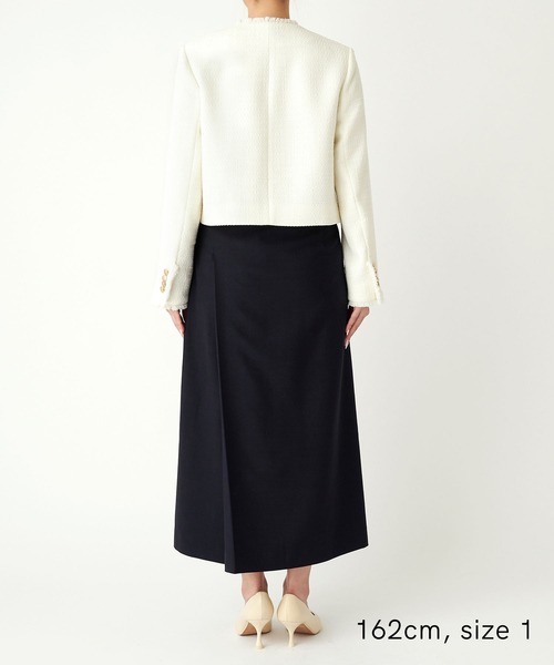 N.O.R.C(ノーク)の「ツィードショートジャケット(その他アウター・レディース・ブラック/オフホワイト・M/S)」の5枚目の写真