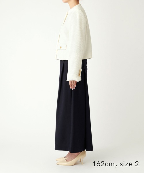 N.O.R.C(ノーク)の「ツィードショートジャケット(その他アウター・レディース・ブラック/オフホワイト・M/S)」の7枚目の写真