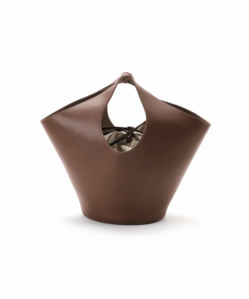 【美品】SCUE スキュー　ハンドバッグ 茶色 セール】【SCUE/スキュー】Holiday Basket Tote バッグ（トートバッグ